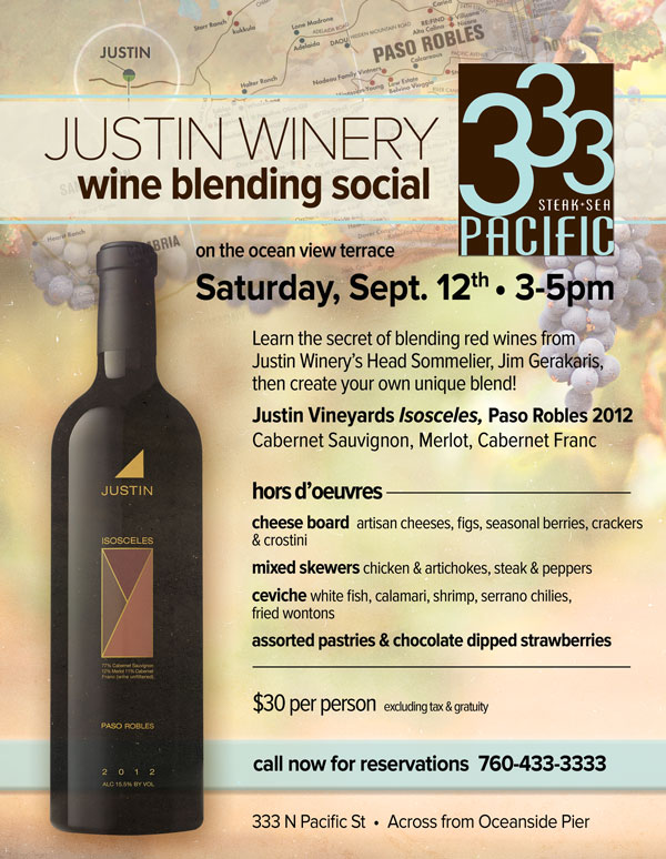 Justin Winery Blending