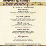 Sonoma Wine Dinner