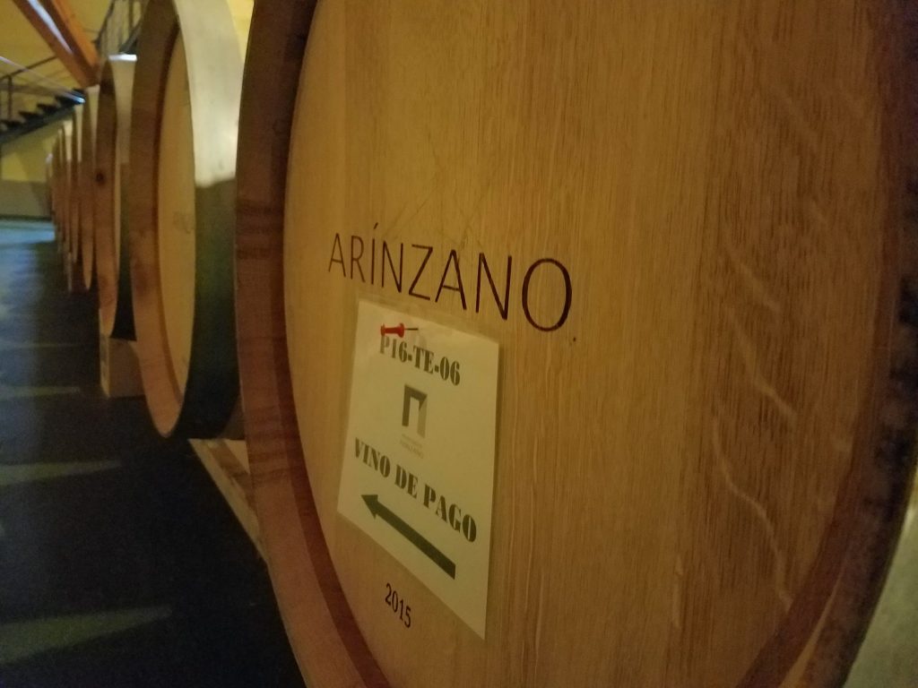 arinzano barrel room