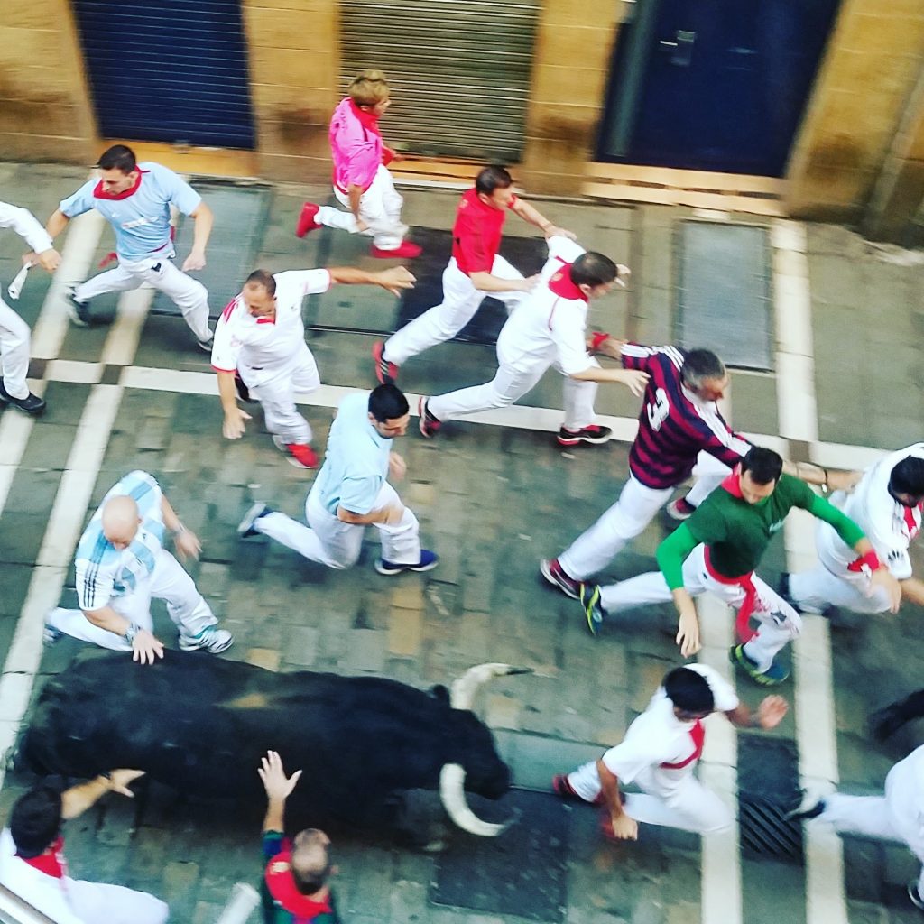 running with the bulls